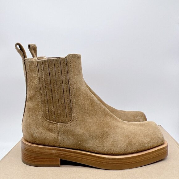 AGL Rina Women’s Ankle Boots Camel Brown Suede Pull On Booties EU 37 US 7 - Picture 8 of 15